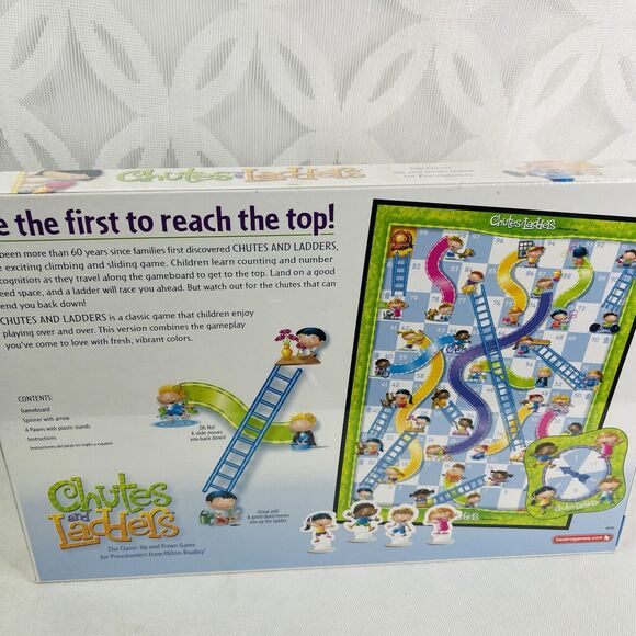 Chutes and Ladders Board Game for 2 to 4 Players Kids Ages 3+ New 2005 - Picture 3 of 6